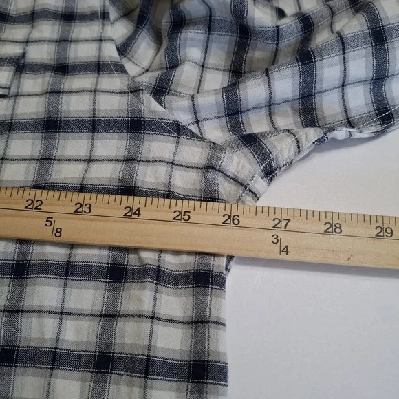 Lucky Brand Shirt Men 2XL Blue‎ Pearl Snap Long Sleeve Western Rodeo Casual - Picture 11 of 12